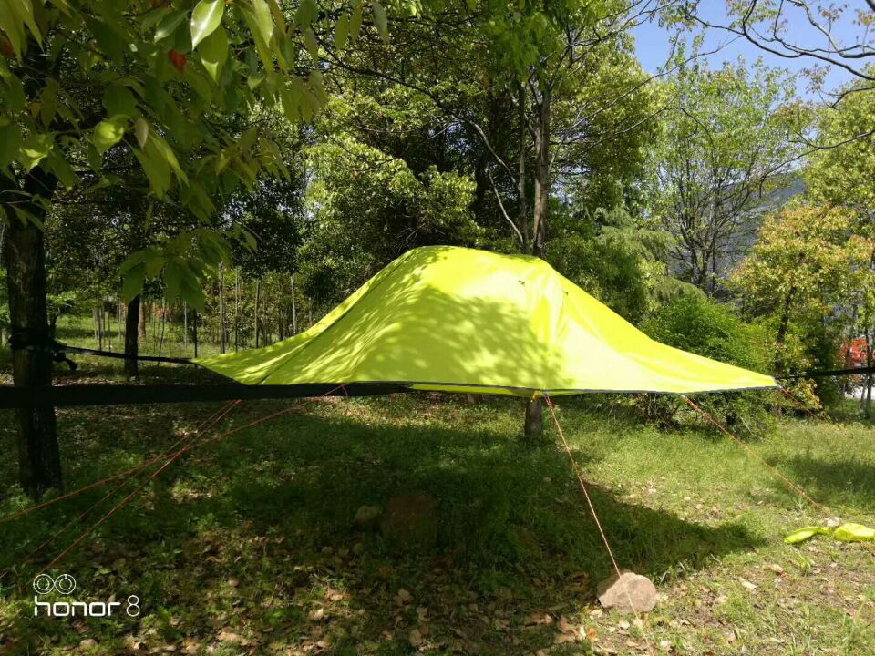 Cheap Goat Tents New Arrival 2 3 Person Aluminum Poles Double Layers Waterproof Mosquito Net Tree Dangling Hanging Camping Tent Barraca Bivvy   